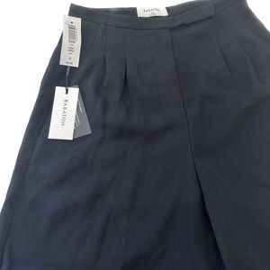 NEW Aritzia Babaton Lazarus Culottes in Black (US00)